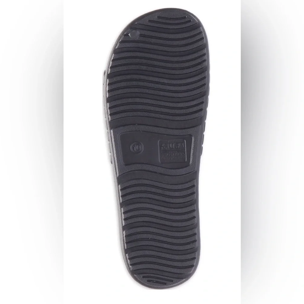 Athletic Works Men’s Black Slide Sandals